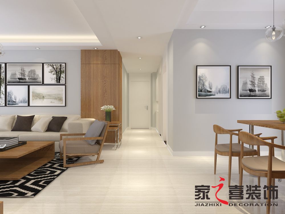 信陽裝修案例東方名都   現(xiàn)代簡約