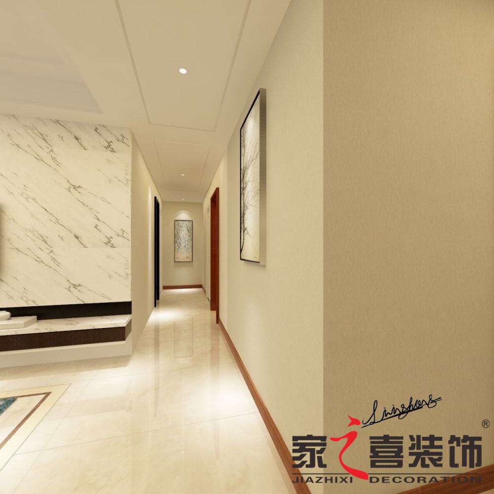 信陽裝修案例明輝阿卡迪亞  現(xiàn)代簡(jiǎn)約140平