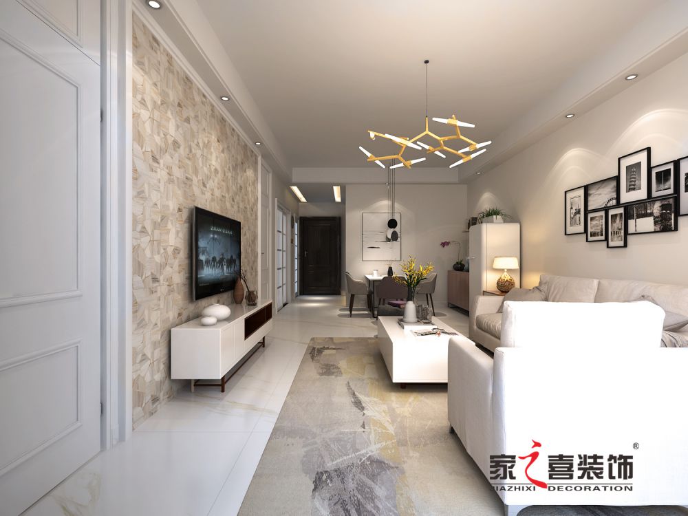 信陽裝修案例政衡學(xué)府 北歐風格