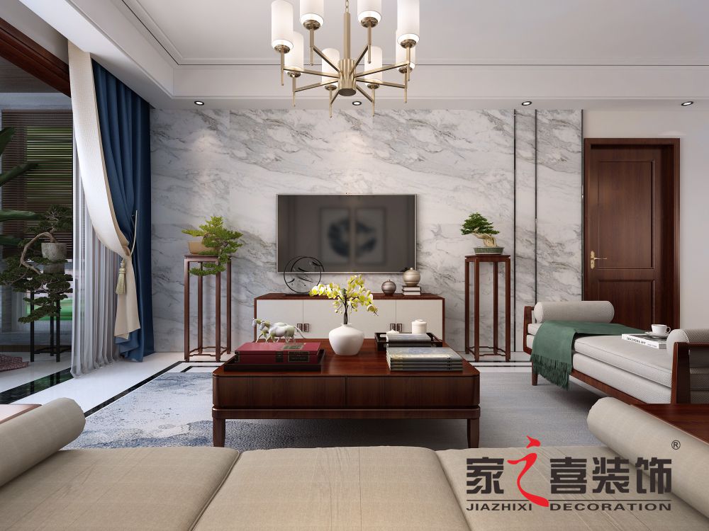 信陽裝修案例臺北城上城 新中式
